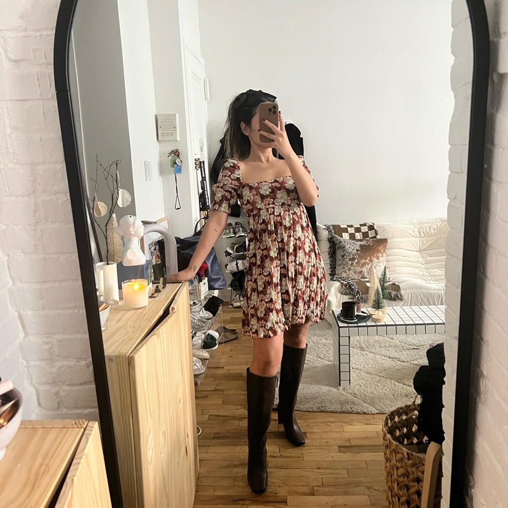 ARITZIA Wilfred Floral Babydoll Dress - XS